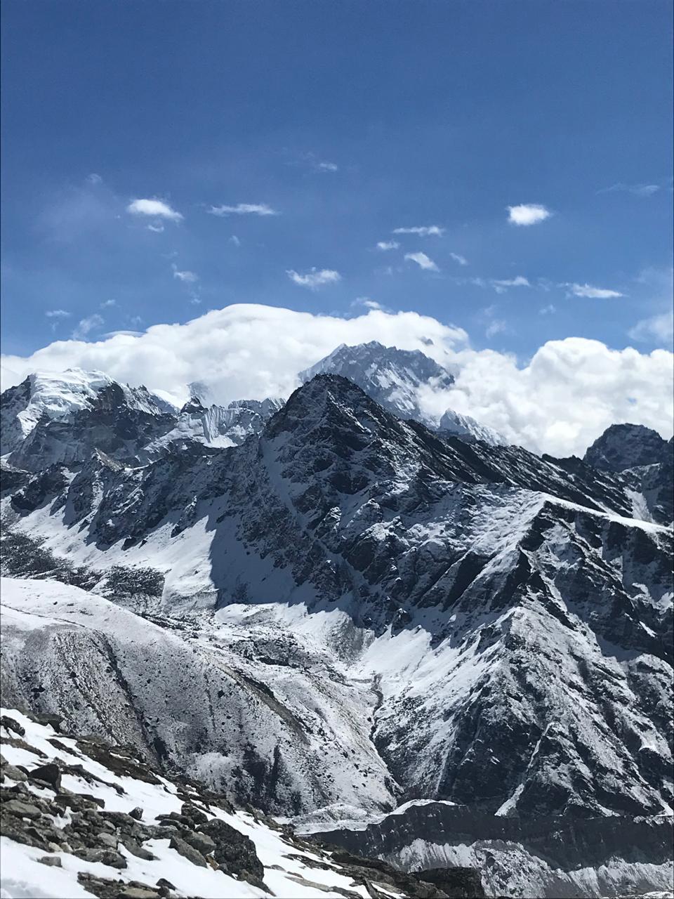 Everest snow field